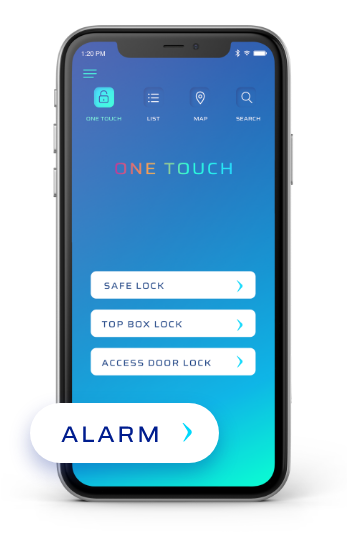 One Touch Security Access Alarm button